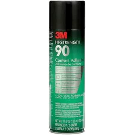 3M High Strength 90 Contact Spray Adhesive, 17.6-Ounces., 6PK CA3M90-17.6-6pk